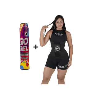 Cinturilla Reloj de Arena Negra + go gel