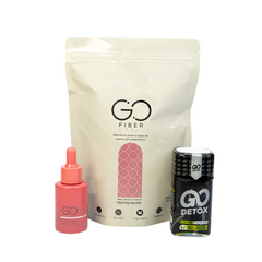 Tripleta Go Detox (Go Detox 30 caps + Go Drainer 30ml + Go Fiber 300 gr)